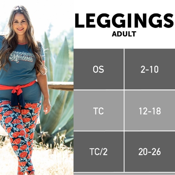 LuLaRoe Holiday Christmas Collection Unicorn Santa Leggings Plus Size 1X TX - Picture 11 of 12